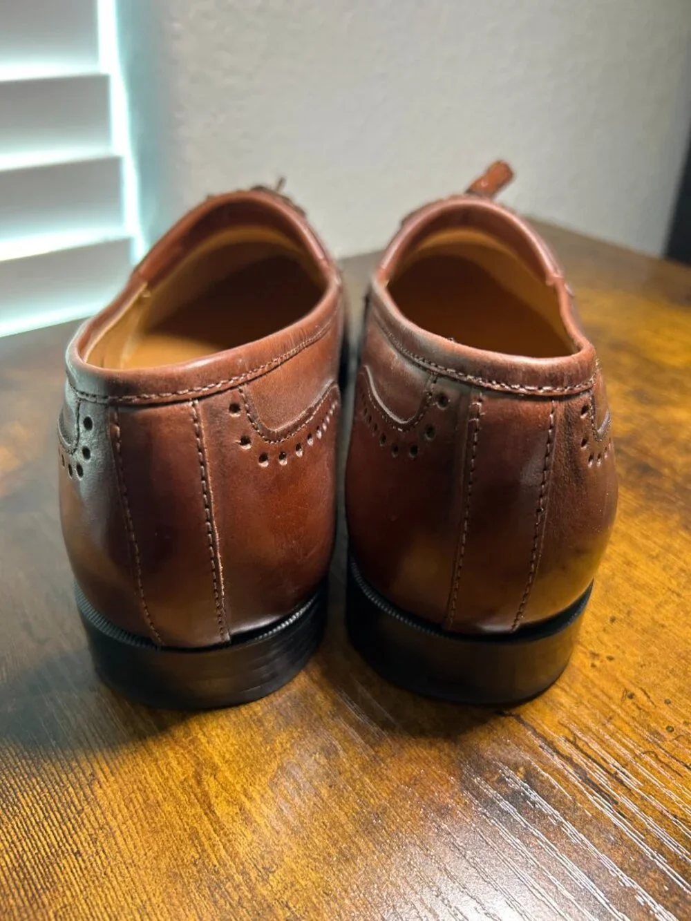 Stacy Adams Brown Leather Loafers, Men's Size 9
